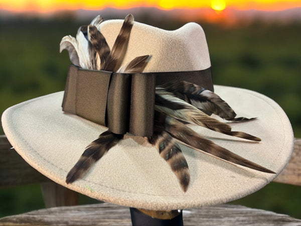 Cream Felt Fedora – Hats by Katie display picture 3