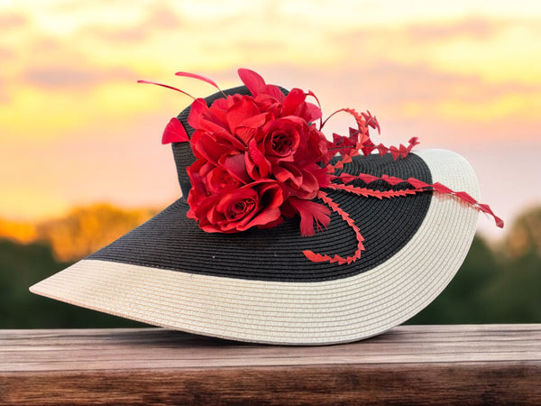 Black and White Derby Hat – Hats by Katie display picture 3