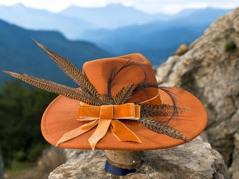 Rust Felt Fedora