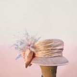 Small Brim Pink Straw