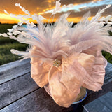 Small Brim Pink Straw