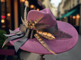 Grape Felt Fedora