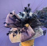 Small Brim Cornflower Blue Straw