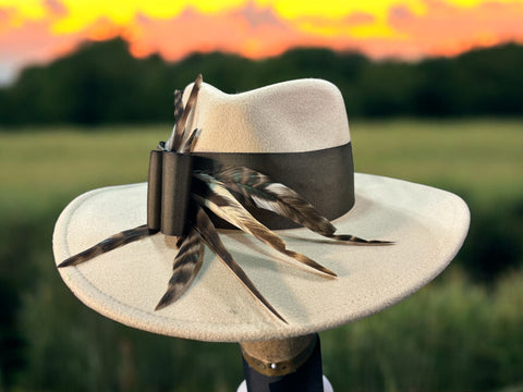 Cream Felt Fedora