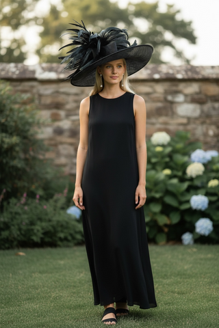 Black Large Brim Road Kill