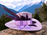 Light Lavender Felt Fedora