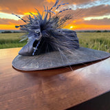 Navy Straw Sailor
