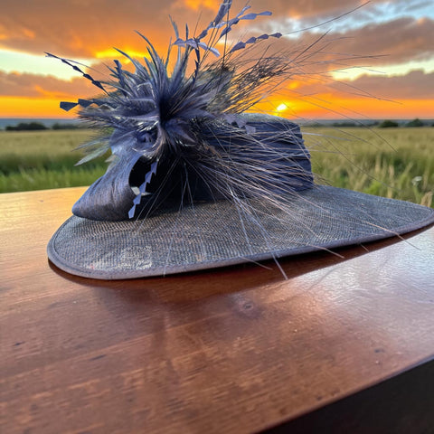 Navy Straw Sailor