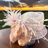 Small Brim Pink Straw