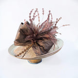 Light Grey Sinamay Straw