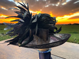 Black Large Brim Road Kill