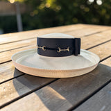 Cream Large Brim Poly Straw