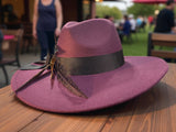 Grape Felt Fedora