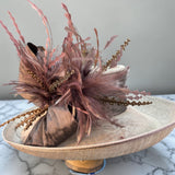Light Grey Sinamay Straw