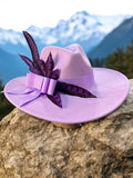 Light Lavender Felt Fedora