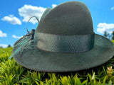 Green Felt Fedora