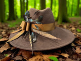 Chocolate Brown Fedora
