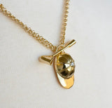 Derby Day, jockey cap necklace