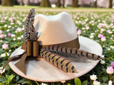 Cream Small Brim Fedora