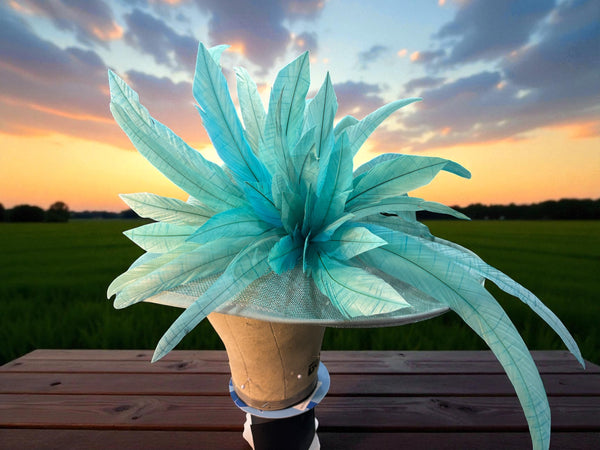 Sea Green Round Top Straw