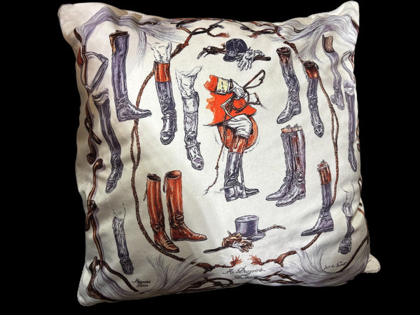 White velvet Pillow