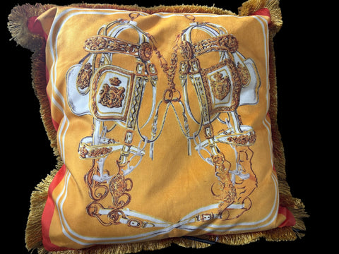 Gold Bridle Pillow