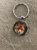 Fox Mask Key Chain