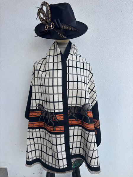 Winter White Cashmere Shawl