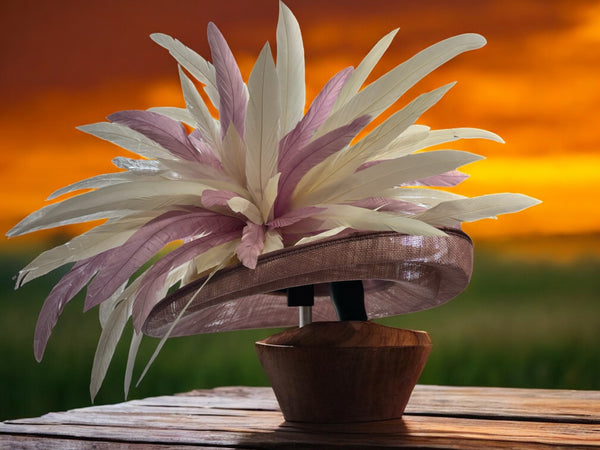Feather Explosion Derby Hat