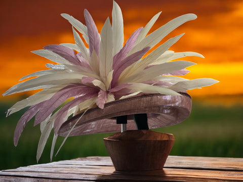 Feather Explosion Derby Hat