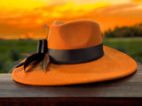 Rust Felt Fedora