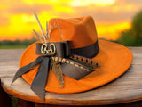 Rust Felt Fedora