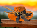 Rust Felt Fedora
