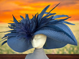 Blue Derby Hat