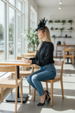 Black Fascinator