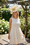 Cream Fascinator