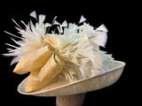 Cream Sinamay Straw