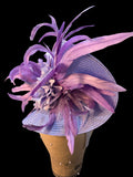 Lavender Disk Fascinator