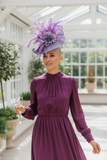 Lavender Disk Fascinator