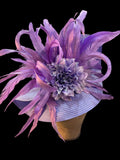 Lavender Disk Fascinator