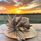 Palm Straw Fedora