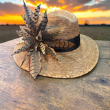 Palm Straw Fedora