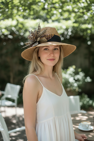 Palm Straw Fedora