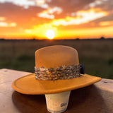 Cowboy Fedora in Rust Felt