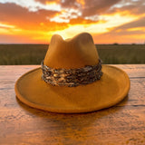 Cowboy Fedora in Rust Felt