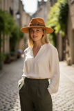Cowboy Fedora in Rust Felt