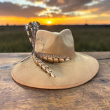 Taupe Felt Fedora