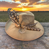 Taupe Felt Fedora