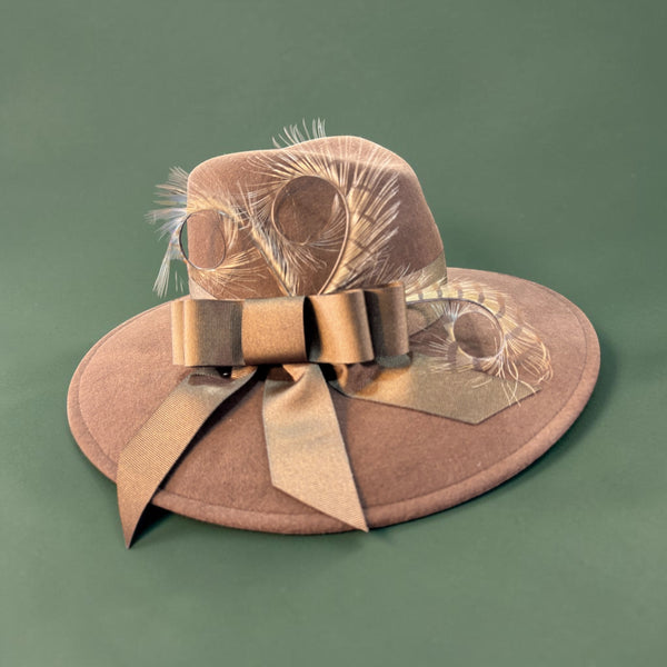 Brown Felt Fedora