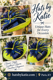Bright Green Sinamay Straw